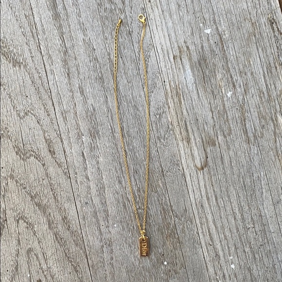 Vintage Dior Gold Tag Necklace - Picture 3 of 4